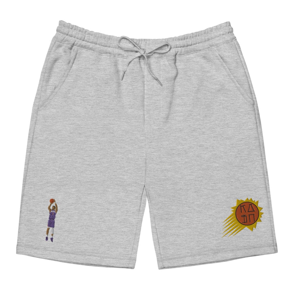 Image of KASHONLY BOOKR EMBROIDERY FLEECE SHORTS