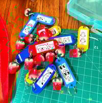 Image 1 of Doodle Fruit Motel Keychain