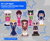 xg 'left right' fashion doll sticker pack