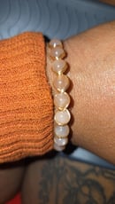 Image 5 of peach moonstone bracelet
