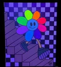 Image 1 of Happy Root-Blacklight Reactive!