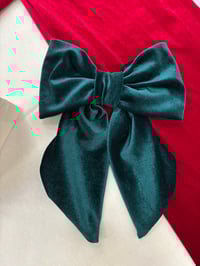 Image 7 of Velvet Hair Bow | Signature & Crystal Editions