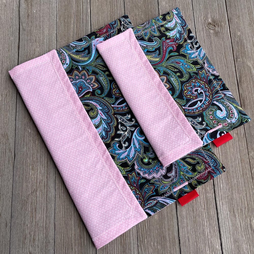 Image of Turquoise and Pink Paisley - mini