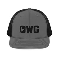Image 1 of OWG - Branded Black Richardson 112 Snapback Trucker Cap