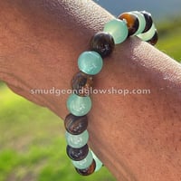 Image 3 of Tiger Eye & Green Aventurine Bracelet (Just 2 left!)