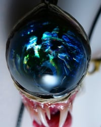 Image 7 of Alien Galaxy Eye, twisted tongue pendant, ooak