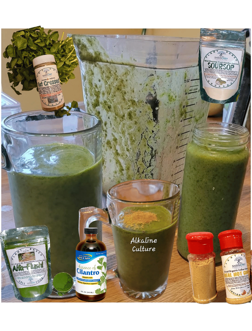 ALFA-FLUSH! Alfalfa Juice Powder/ Leaves-Stems. Kidneys-Bone-Bowel-Menopause.