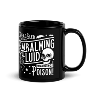 Image 4 of Embalming Fluid Black Glossy Mug