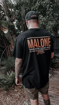 Orange/ Black Tee 