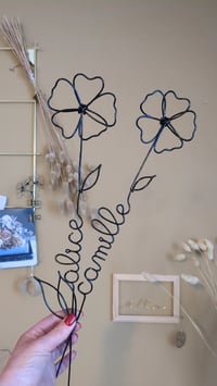 Image 1 of Fleur à message