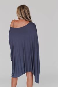 Image 3 of The Wren Tunic- Silver Denim