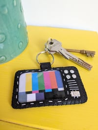 Image 1 of Retro Telly Keyring