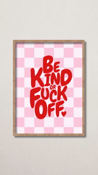 Image 1 of Be Kind Print