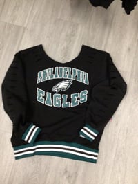 Small -xxl Eagle off shoulder sweatshirt