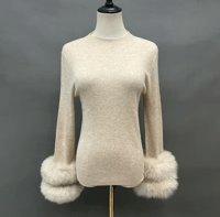Image 3 of XL Fox Cuff Jumper