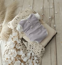 Image 1 of Photo prop | Newborn bodysuit Amir | gray | white
