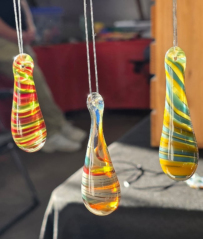 Glass Drop Ornaments 