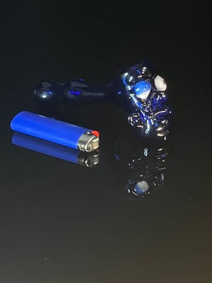 Image of Cobalt Blue Sculpted Hammer