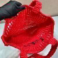 Image 11 of Pràdä Straw Beach Bag