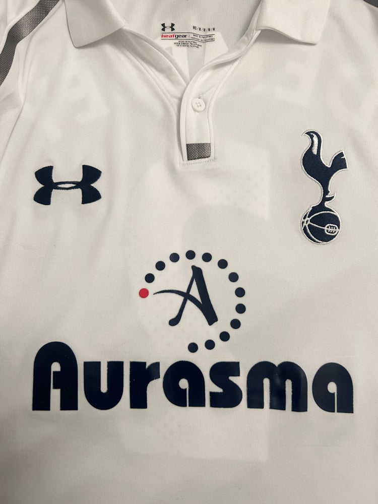 Image of Tottenham Hotspur “DEMPSEY 2” 2012/13 Home Shirt + PL patches (M)