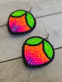 Image 2 of Neon Strawberry earrings 