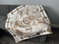 Image 1 of Custom Dream Rose Lap/Baby Quilt 53"x53"