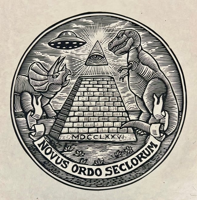 New Order Of The Ages Block Print