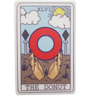 The Donut Tarot card