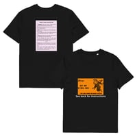 Image 1 of Unisex organic cotton t-shirt (get out of hell free card)