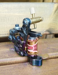 Image 2 of custom handmade liner tattoo machine oil blued 