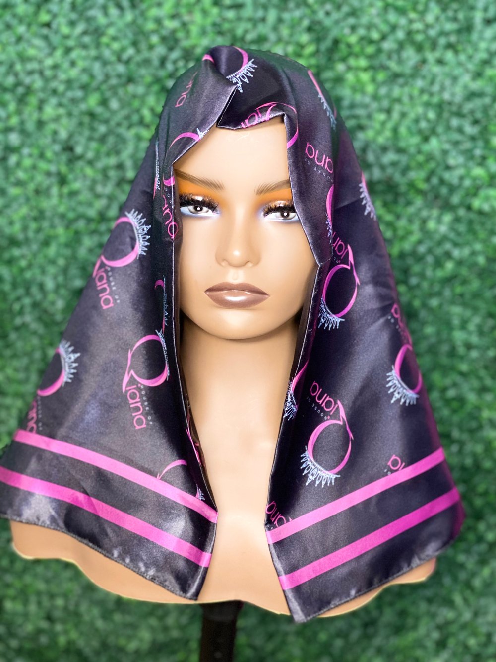 Image of SATIN BONNETS & SCARVES