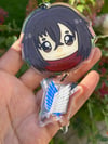 Mikasa Attack On Titan Keychain & Sticker