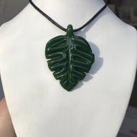 Image 5 of Green Monstera Leaf