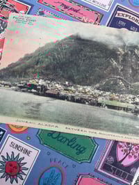 Image 4 of Bald Eagle on vintage Alaska postcard 