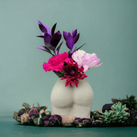 Image 1 of Cement Booty Planter - Cheeky Succulent Pot & Body Decor