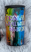 4-in-1 can cooler vertice rainbow 