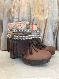 Image 2 of Emonk leather boho heels size 40