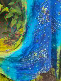 Image 3 of Mykonos Jewel Jumpsuit- turquoise yellow