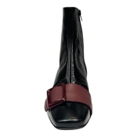 Image 2 of Di Chenzo 6004 BLACK PATENT/BORDO