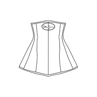 Scrap Fabric Flare Skirt