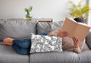 Leaf Pattern Pillow # 2