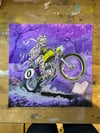 Graveyard Wheelie - original painting. 