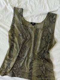 Image 5 of 00s Metallic tank top // L 