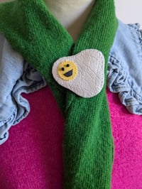 Image 1 of Fried Egg Brooch