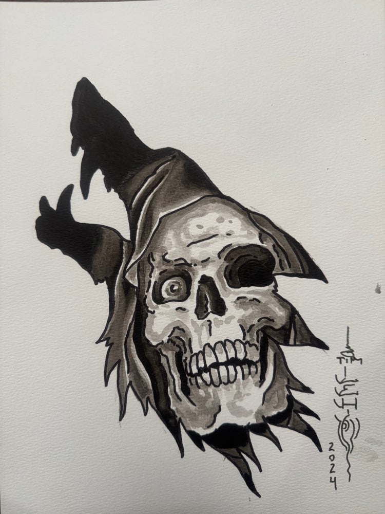 Image of Tim Lehi “Reapers & Wolves #12” Original Art