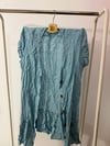 AMZAON BLUE BEACH COVER UP 