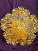 Golden Flower Decor Multi-use Tray