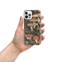 Image 12 of Dark Cottagecore Goth Inspired Vibrant Mushroom Clear Case for iPhone®