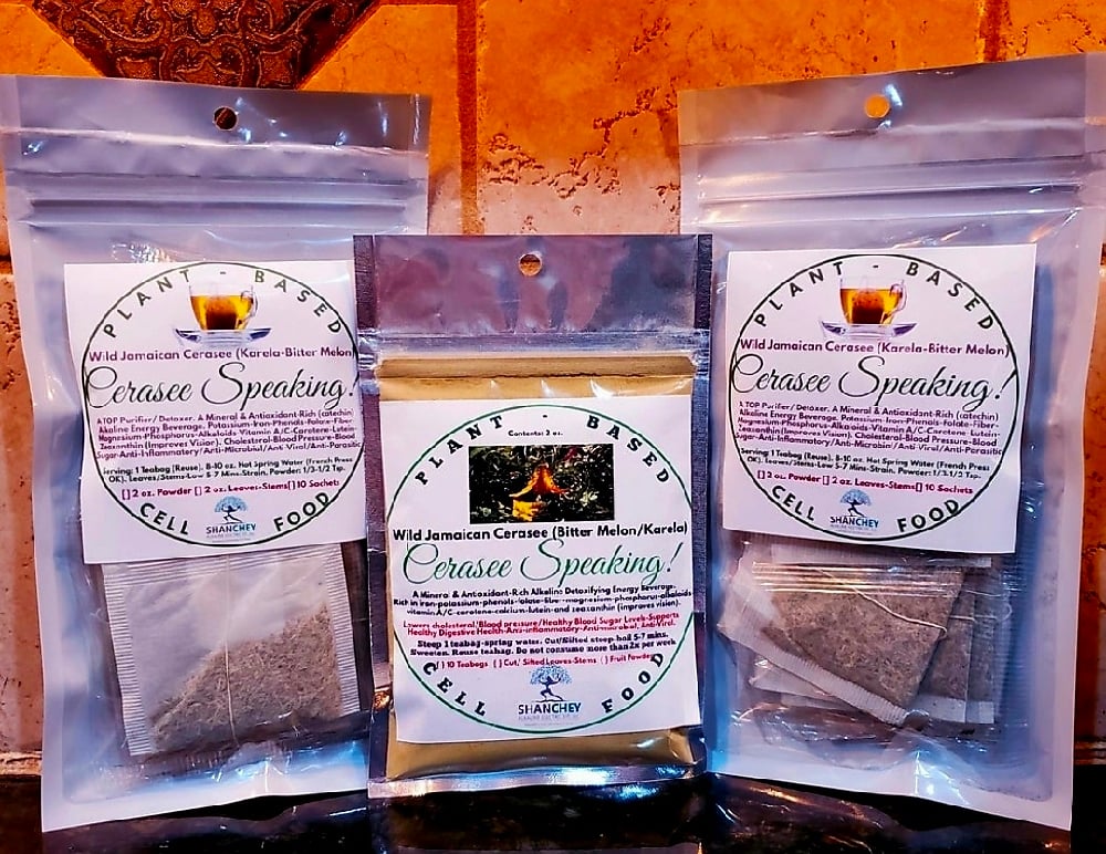 CERASEE SPEAKING! Jamaican Cerasee-Bitter Melon Capsules-Powder-Leaves-Teabags. Detoxer-Parasites