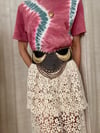 IVORY GUIPURE SKIRT
